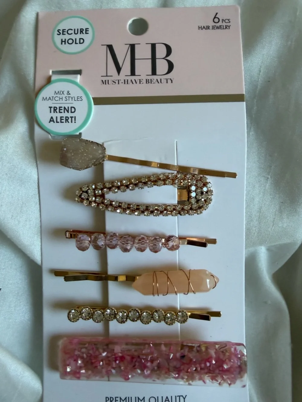New hair clip set- 6 Pack